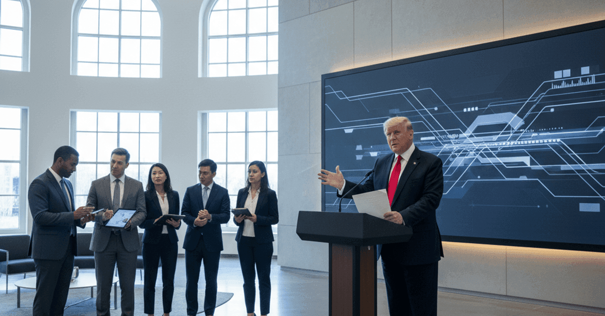Trump AI executive order targets state rules, funding