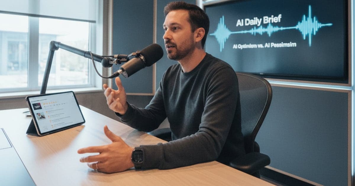 AI Daily Brief podcast recalibrates the AI risk debate