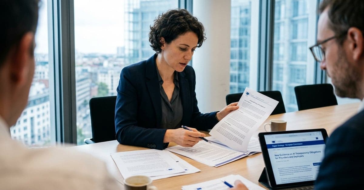 EU AI transparency guidelines set early product guardrails