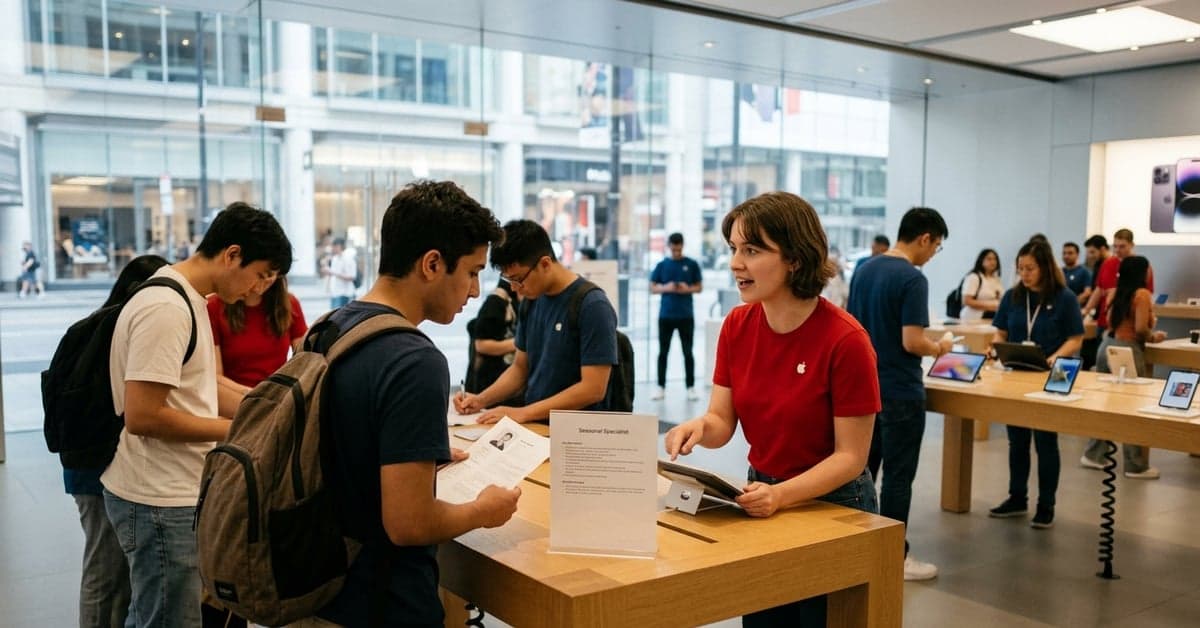 Apple Canada jobs show early seasonal retail ramp