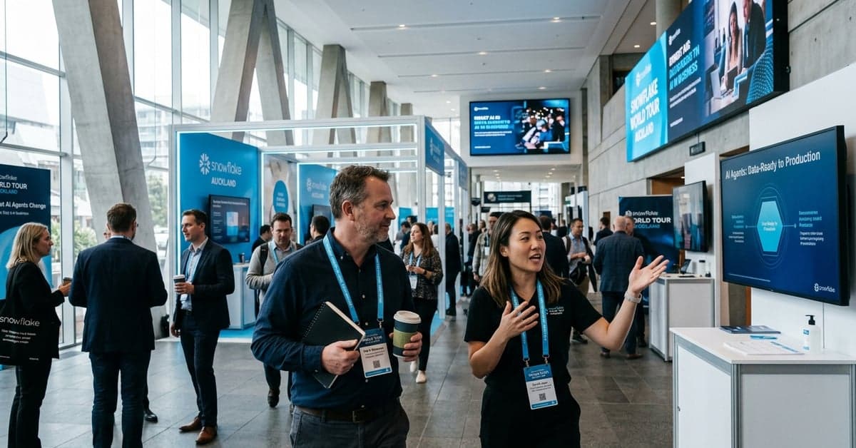 Snowflake World Tour Auckland: what AI agents change now