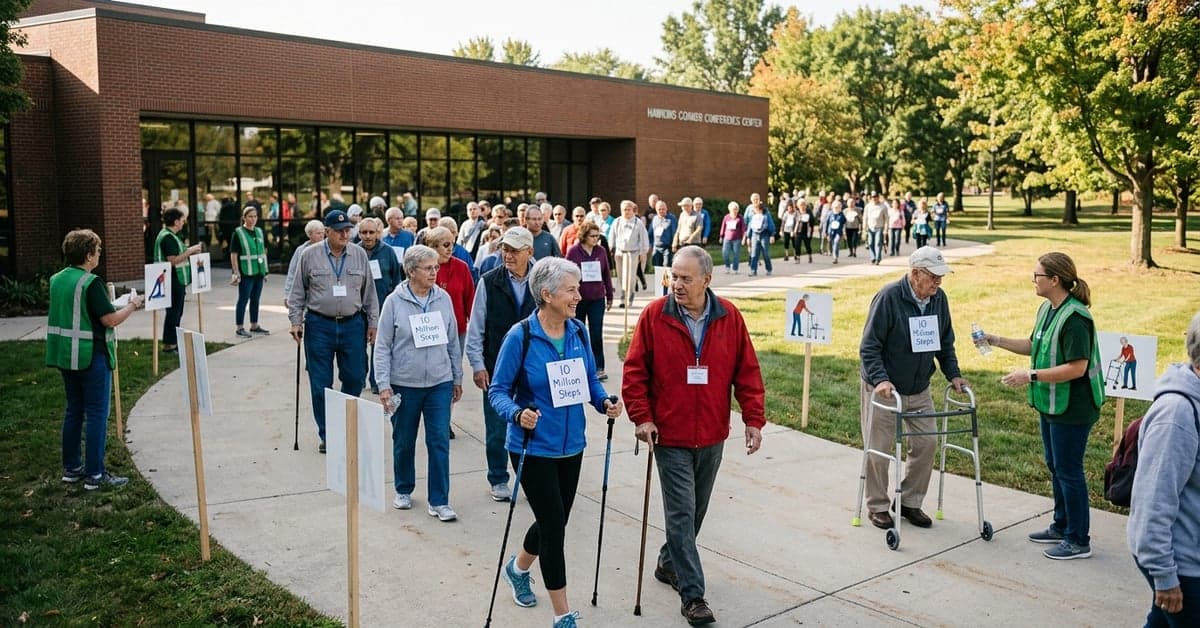 Ontario fall prevention walk ties fitness to independence