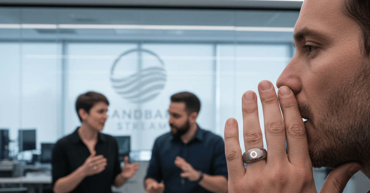 Sandbar Stream Ring debuts as AI whisper note wearable
