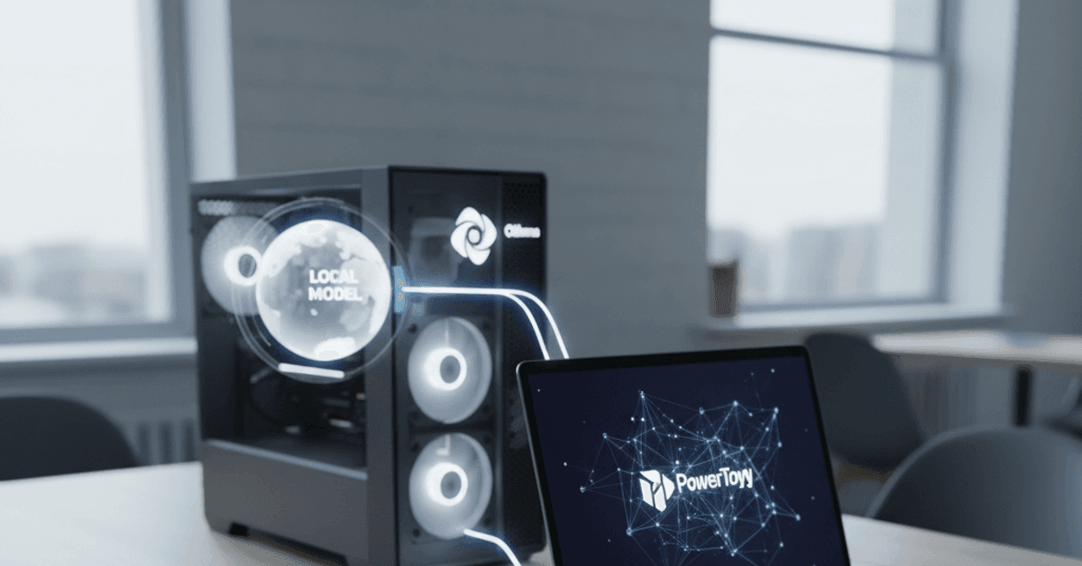 PowerToys on-device AI adds Ollama local model support