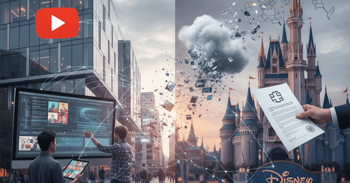 YouTube Disney AI takedowns escalate copyright fight